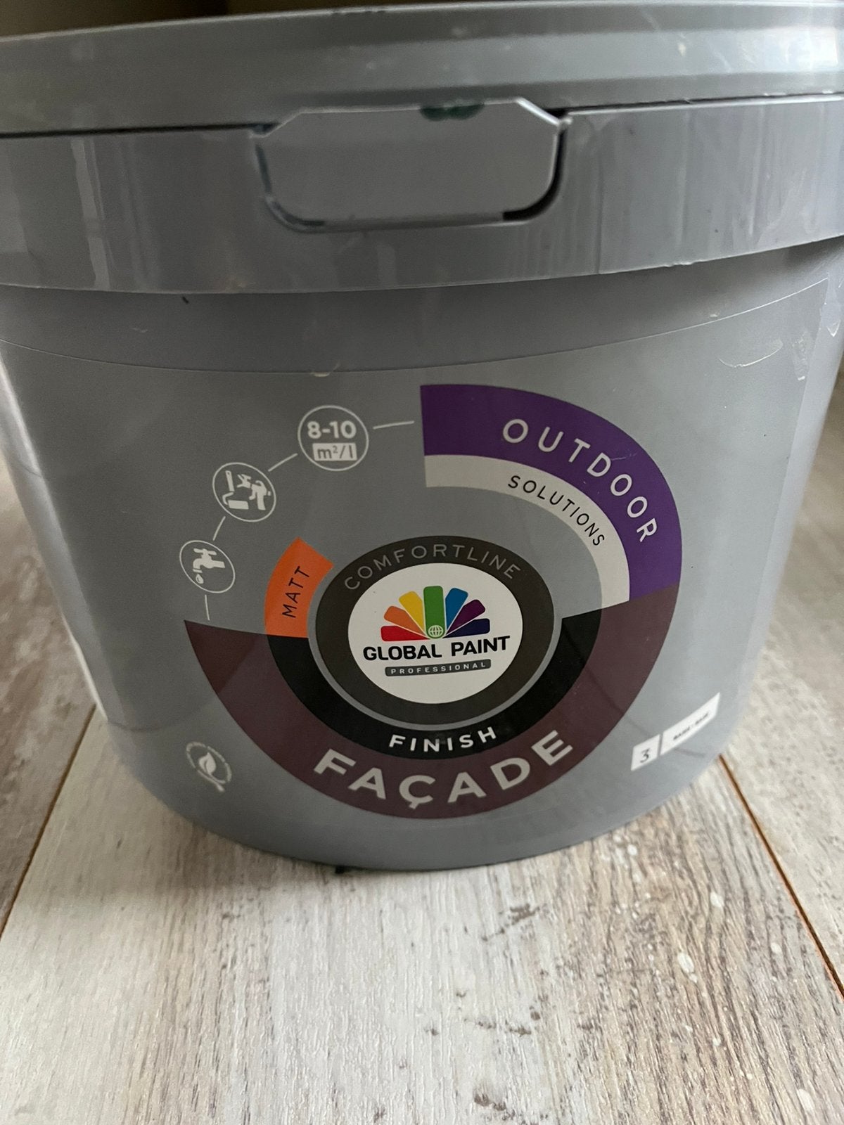 Inchyra blue Global Paint Professional Façade Finish Matt, Ophalen of Verzenden, Minder dan 5 liter, Groen, Verf