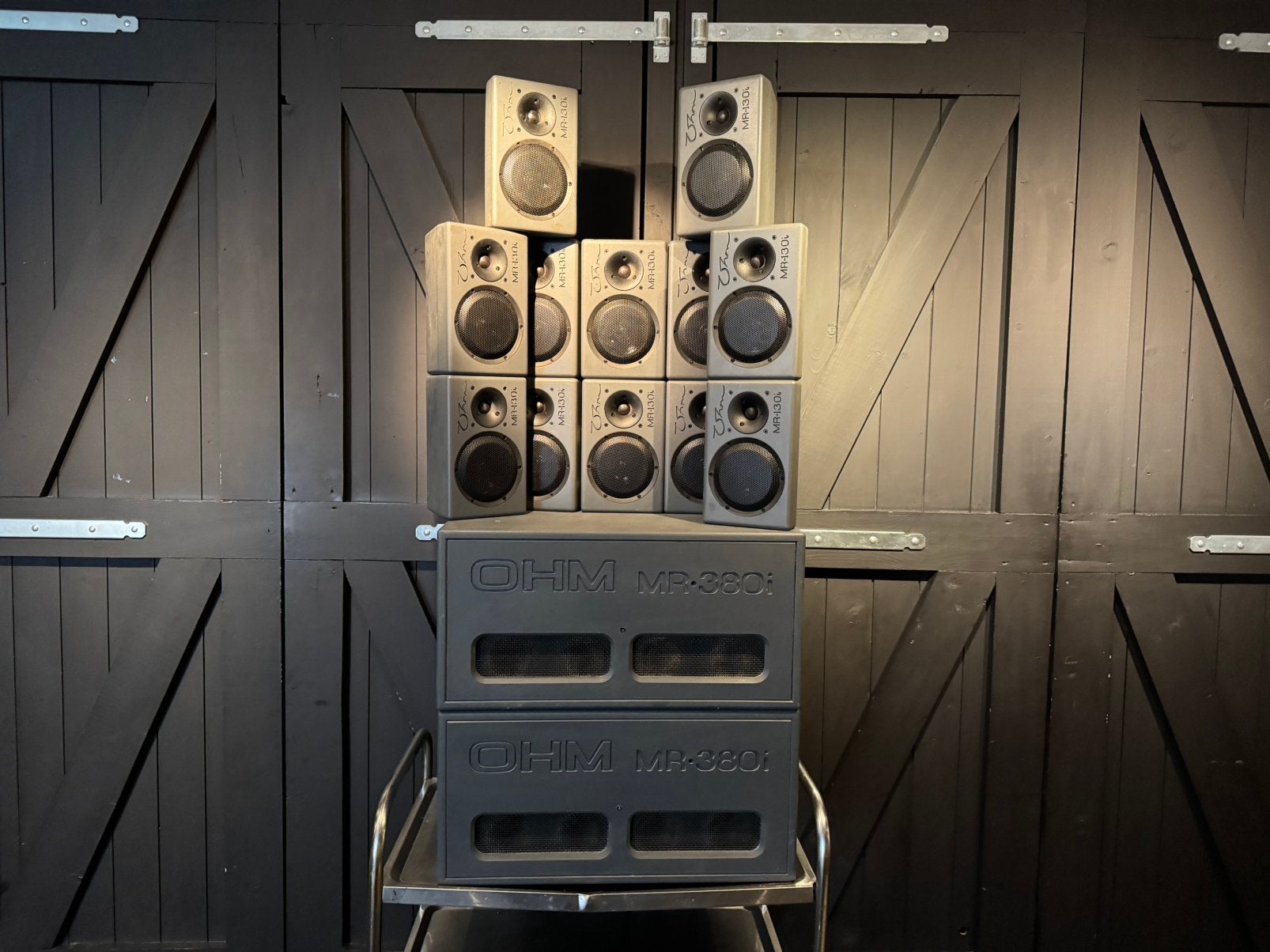 OHM speaker set, Ophalen, Zo goed als nieuw, Minder dan 60 watt, Overige merken
