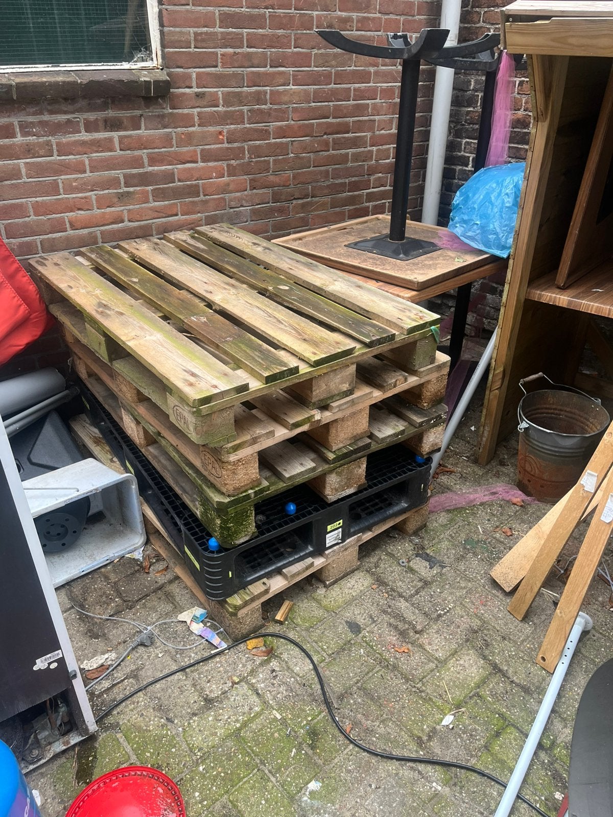 Pallets, Ophalen, Gebruikt, Pallet, Minder dan 200 cm