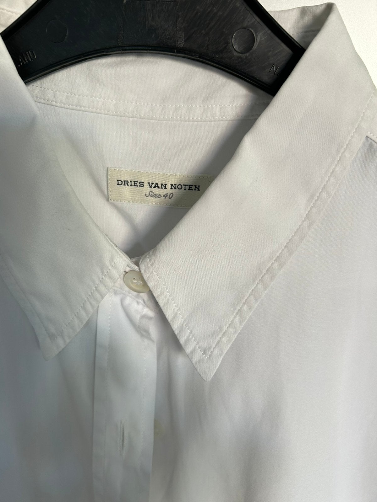 Dries van Noten, wit shirt maat 40, Ophalen of Verzenden, Zo goed als nieuw, Maat 38/40 (M), Wit