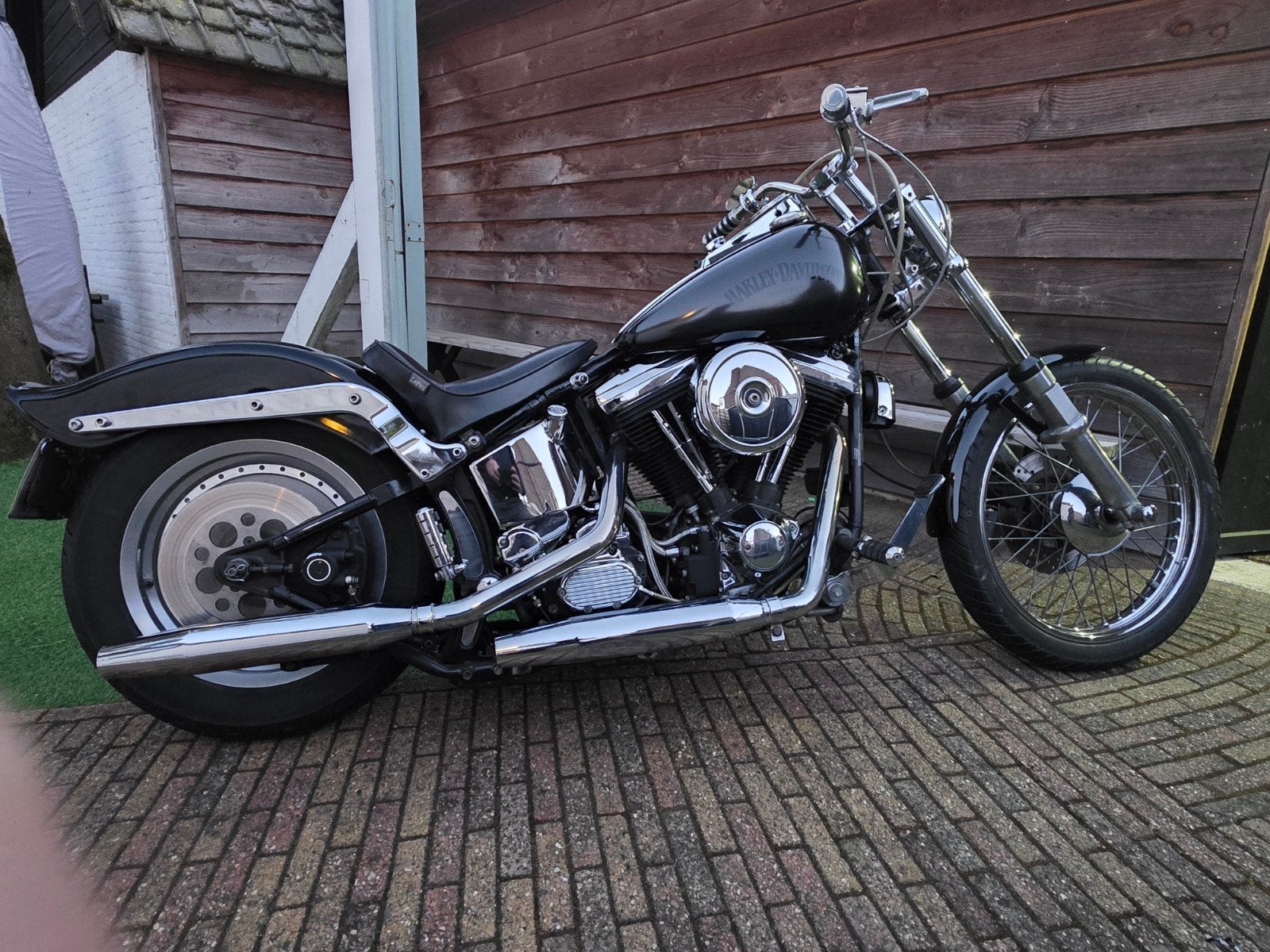 Harley-Davidson Chopper - Klassieke stijl, krachtige 1340, Motoren, 2 cilinders, 1340 cc, Meer dan 35 kW, Handgeschakeld