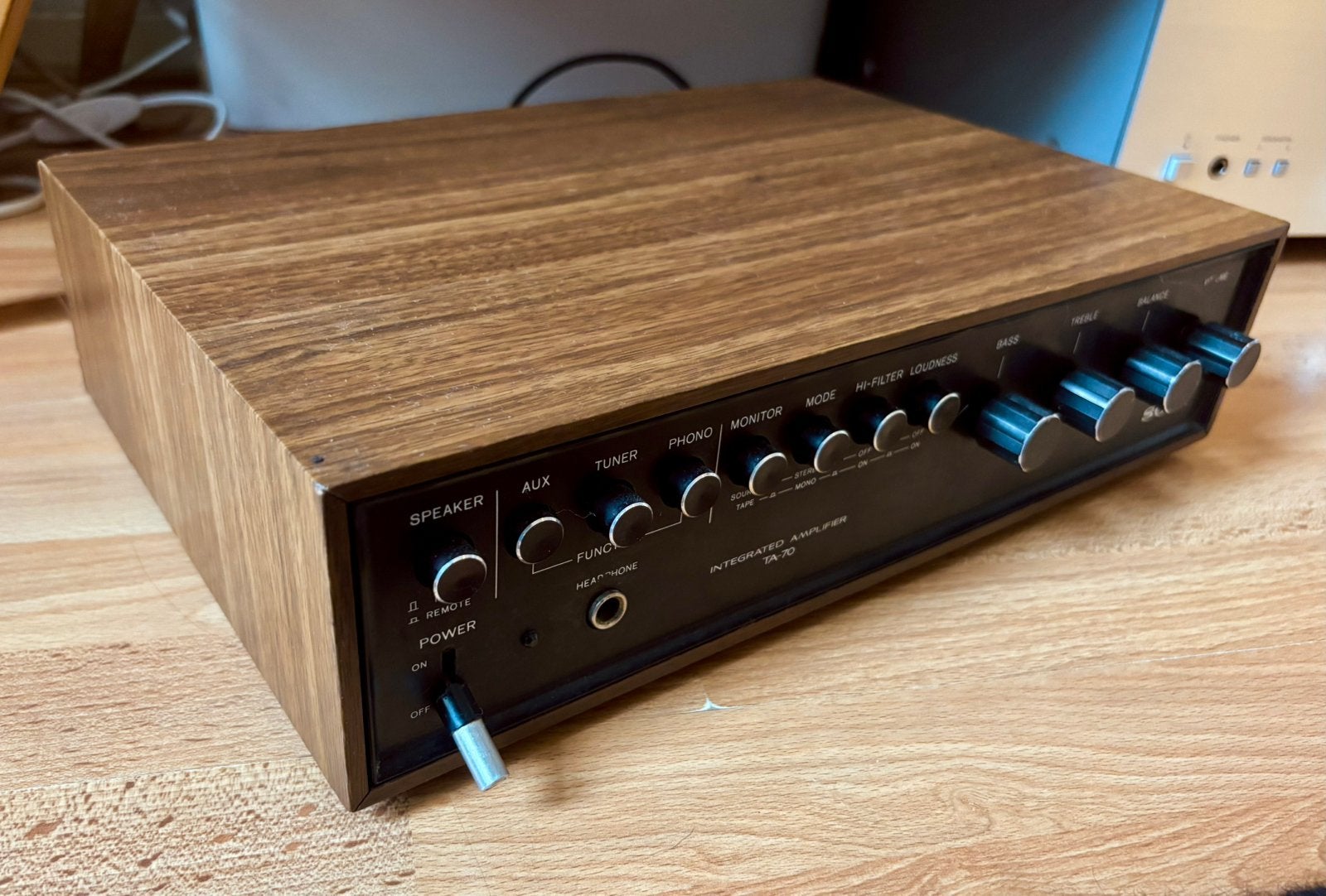 Sony TA-70 vintage versterker, Ophalen, Gebruikt, 50 tot 100 watt
