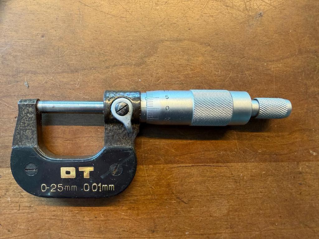 micronmeter, Verzenden, Gebruikt