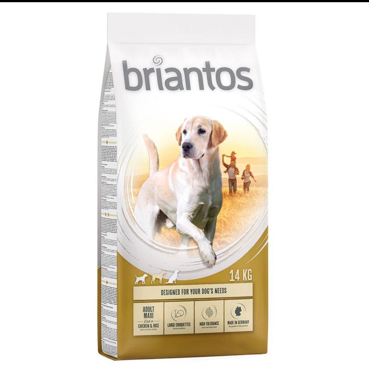 Briantos adult maxi hondenvoer 2 x 14 kg., Dieren en Toebehoren, Dierenvoeding, Ophalen of Verzenden, Hond