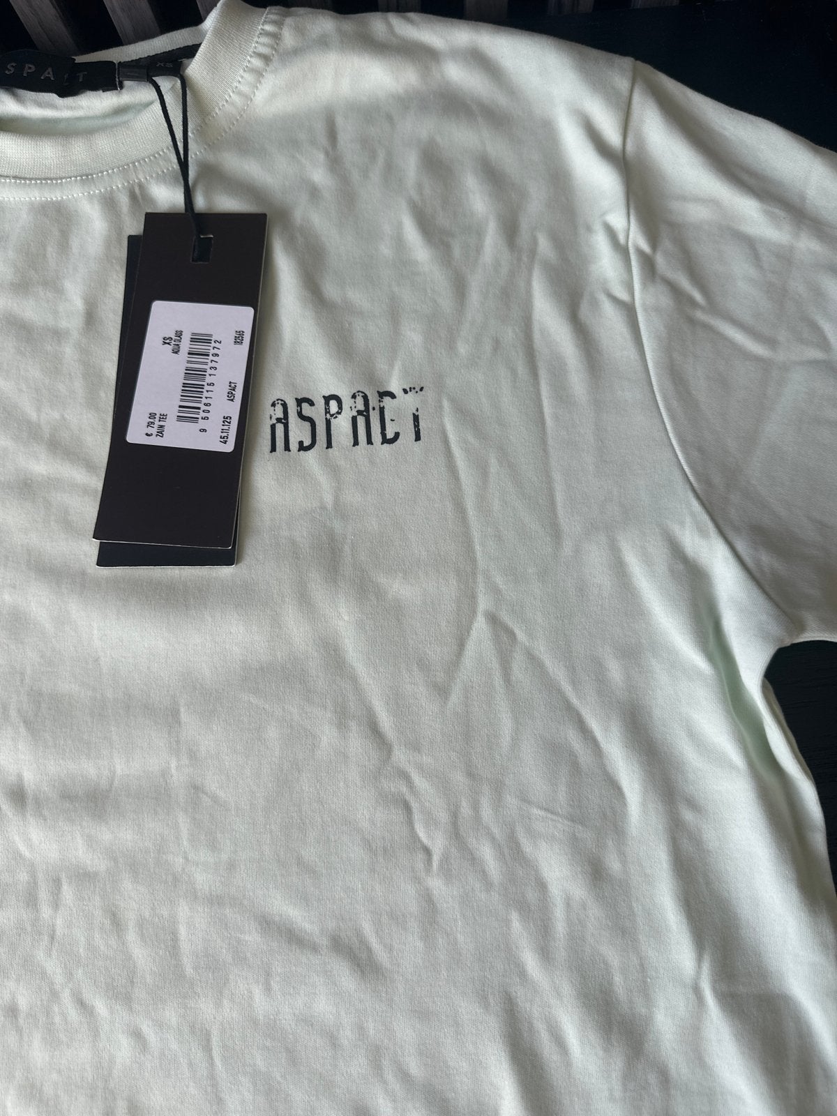 ASPACT T-shirt met druivenprint - Nieuw met kaartjes, Kleding | Heren, Ophalen of Verzenden, Nieuw, Maat 48/50 (M), Groen