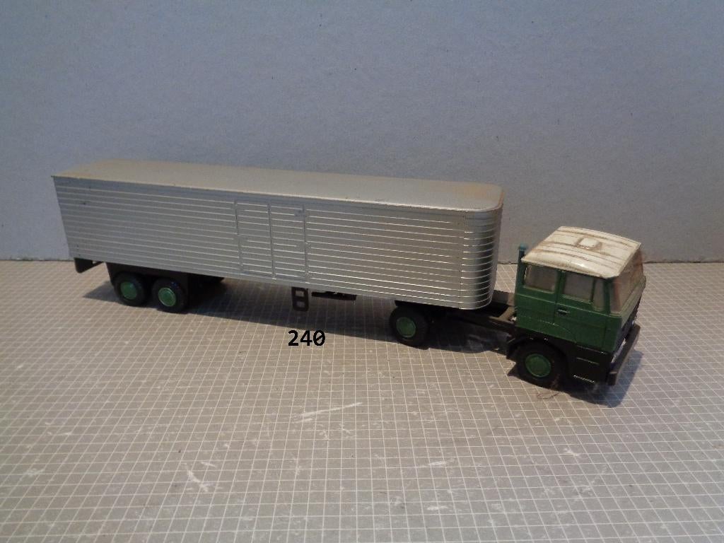 lion daf 2800 met euro trailer groen, Ophalen of Verzenden, Nieuw, Bus of Vrachtwagen, Lion Toys