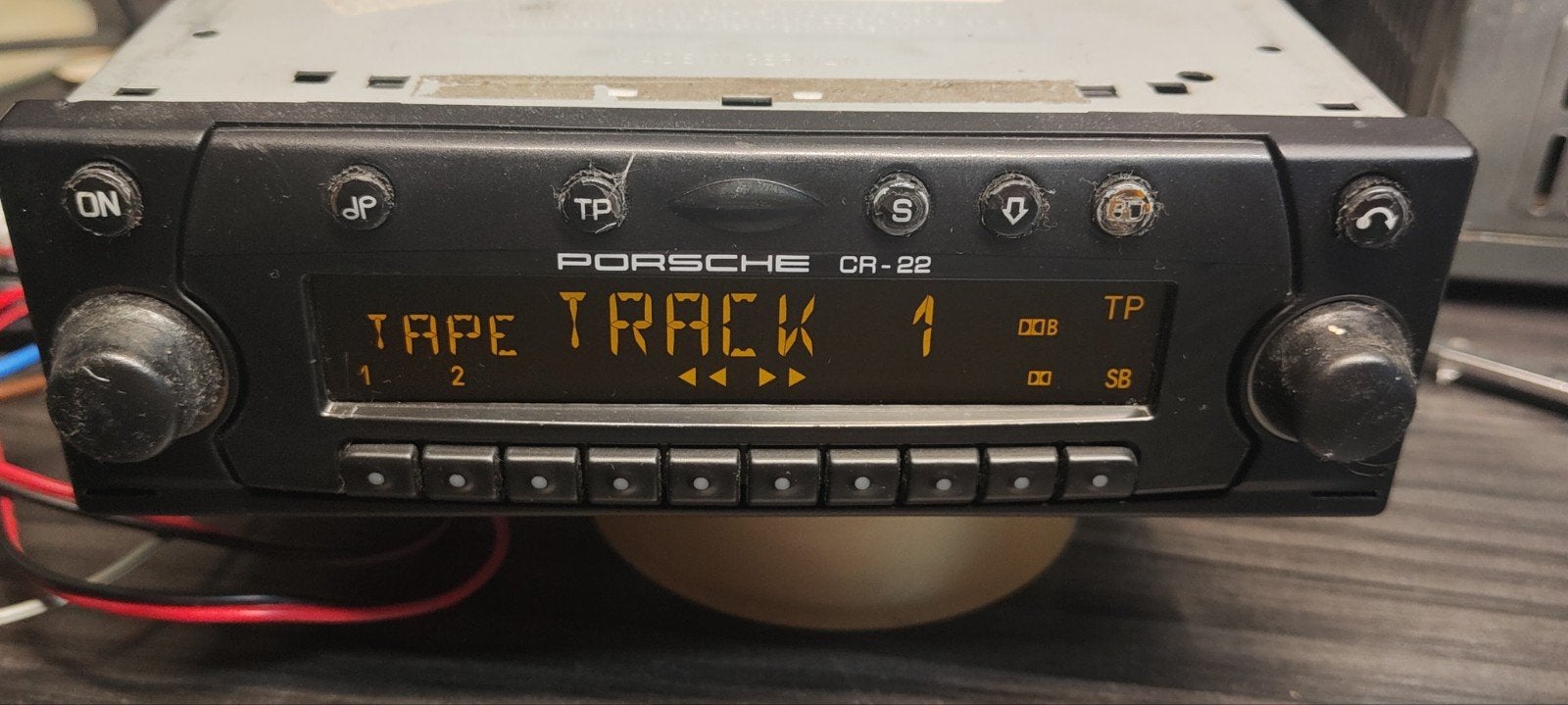 Porsche CR-22 autoradio, Ophalen of Verzenden, Gebruikt