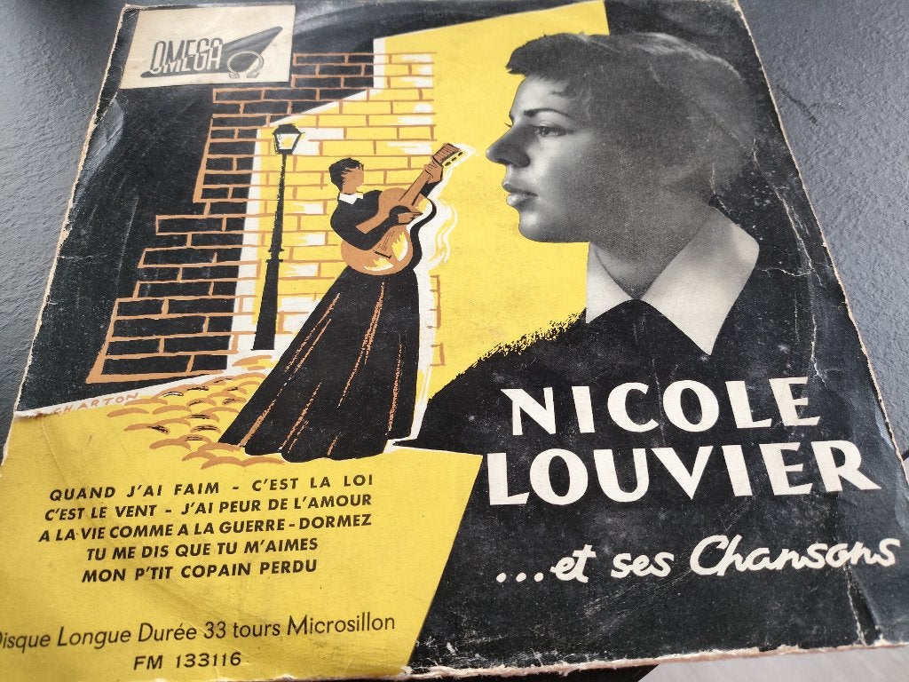Nicole Louvier et ses chansons in nette staat, Ophalen of Verzenden, Zo goed als nieuw, 12 inch
