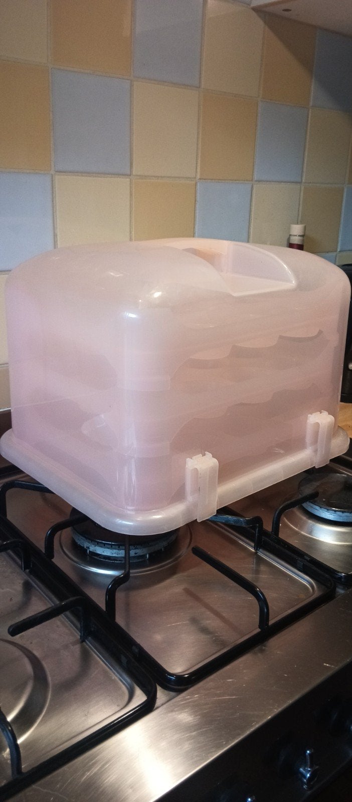 Extra grote cupcakehouder / transportdoos / taartdoos, Overige kleuren, Bewaardoos, Met deksel, Ophalen of Verzenden