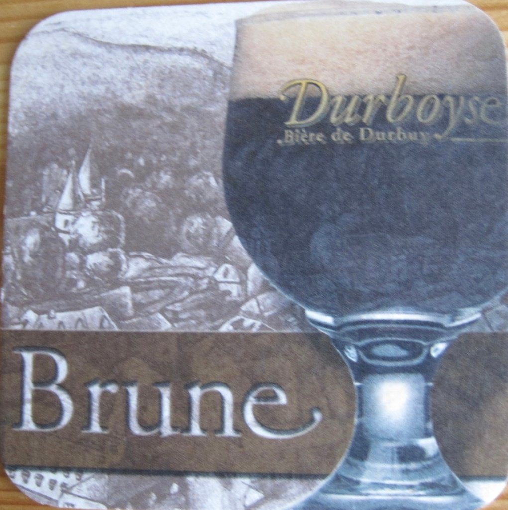 bierviltje van Durboyse brune - bière de Durbuy, Ophalen of Verzenden, Zo goed als nieuw, Viltje(s), Overige merken