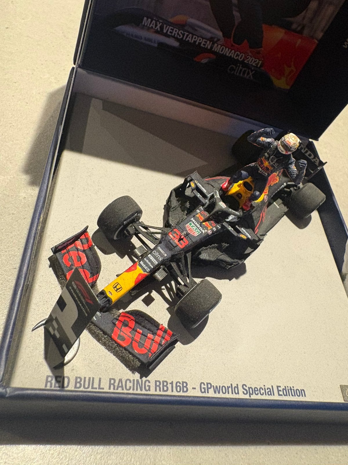 Max verstappen winnaar monaco 2021, Ophalen of Verzenden, Zo goed als nieuw, Formule 1