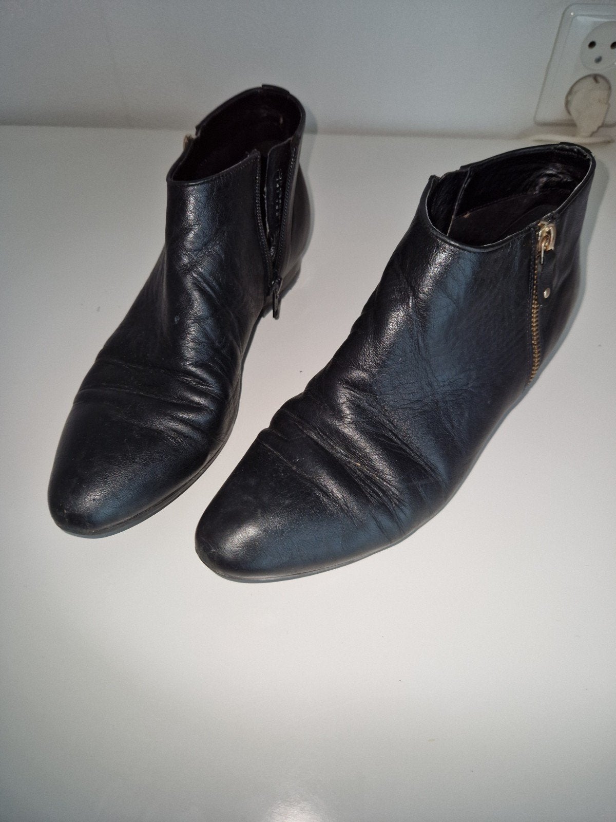 dameslaarsje, Kleding | Dames, Zwart, Lage of Enkellaarzen, Ophalen of Verzenden, Zo goed als nieuw