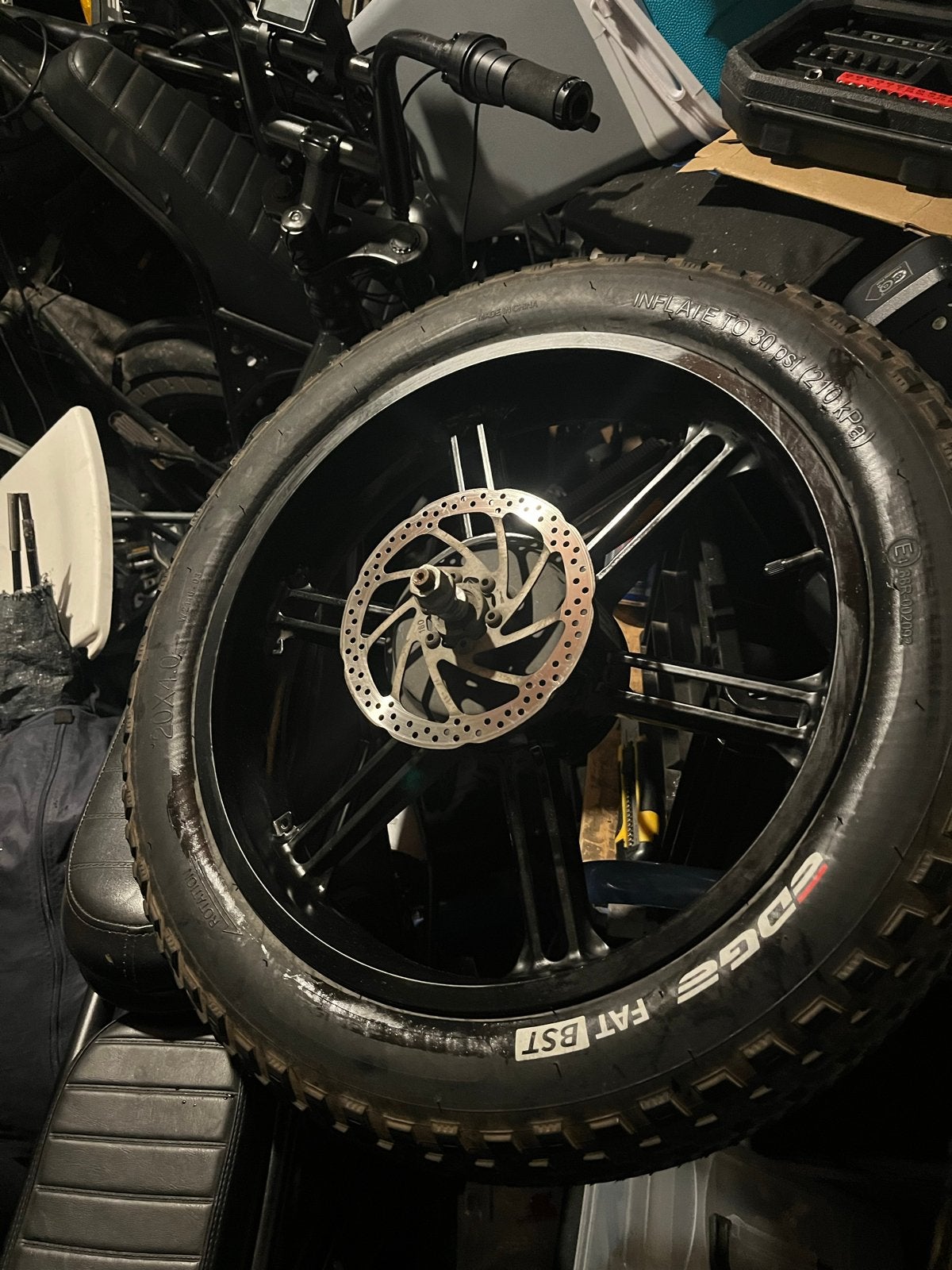 Fatbike velg 500watt motor, Fietsen en Brommers, Wiel, Gebruikt, Ophalen of Verzenden, Fatbike