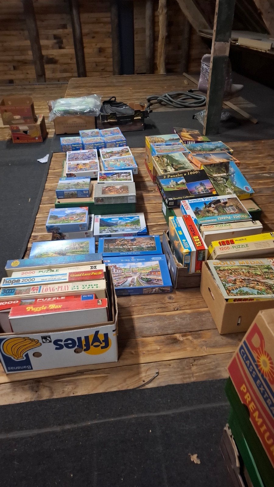 Grote collectie diverse puzzels (30 stuks), Ophalen of Verzenden, Gebruikt, Legpuzzel