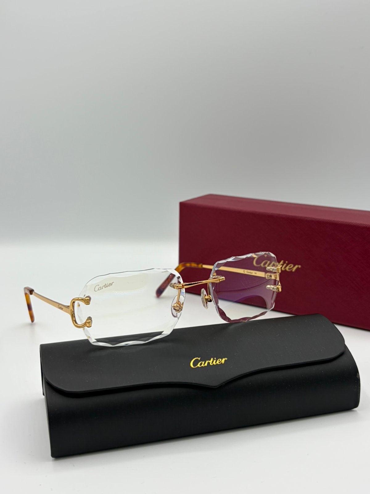 Cartier C Model Goud/Transperant, Sieraden, Tassen en Uiterlijk, Overige merken, Overige kleuren, Nieuw, Ophalen of Verzenden