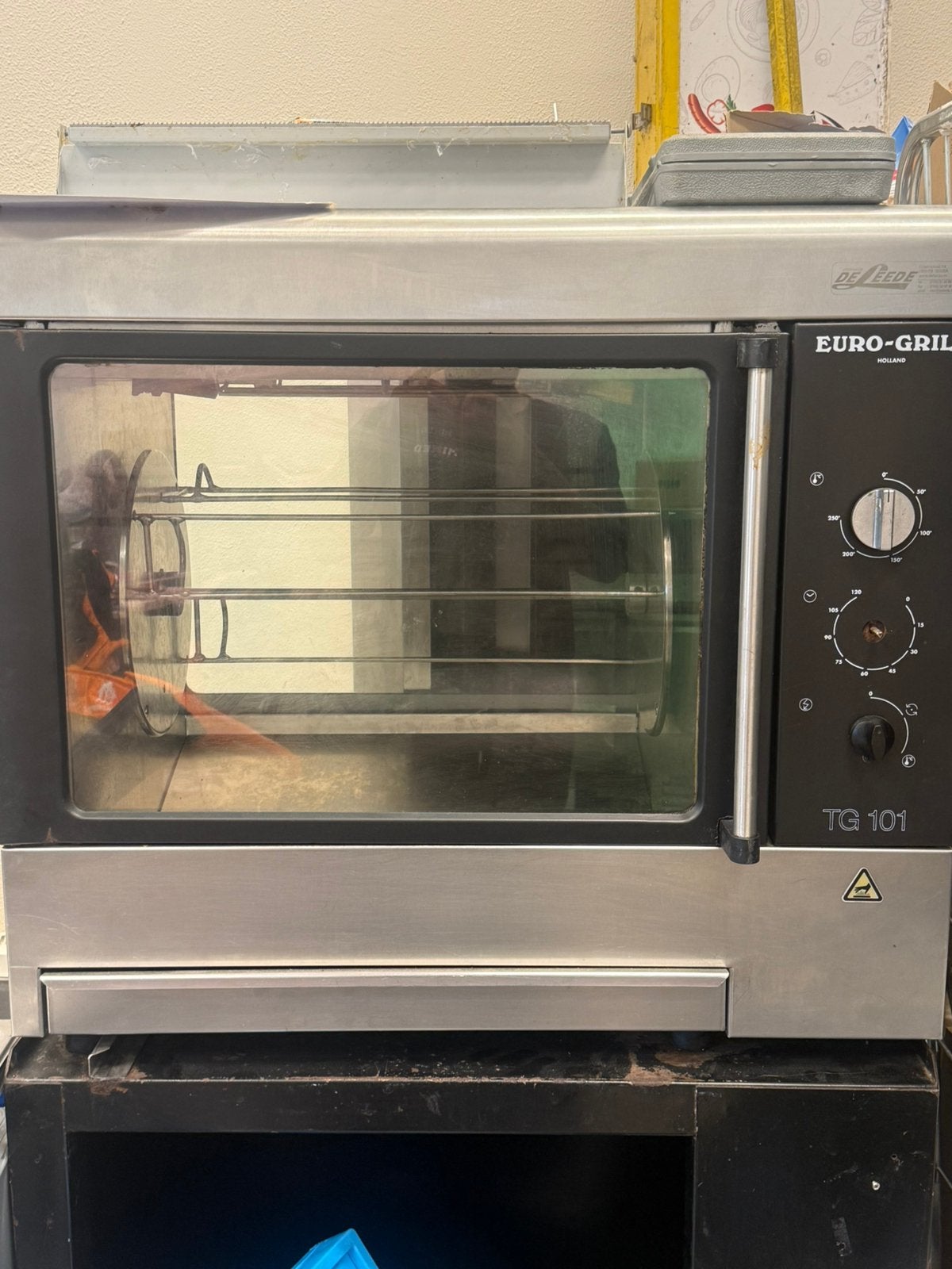 Euro-Grill TG101 Kippengrill / Rotisserie – Horeca – topstaa, Ophalen of Verzenden, Gebruikt, Overige typen