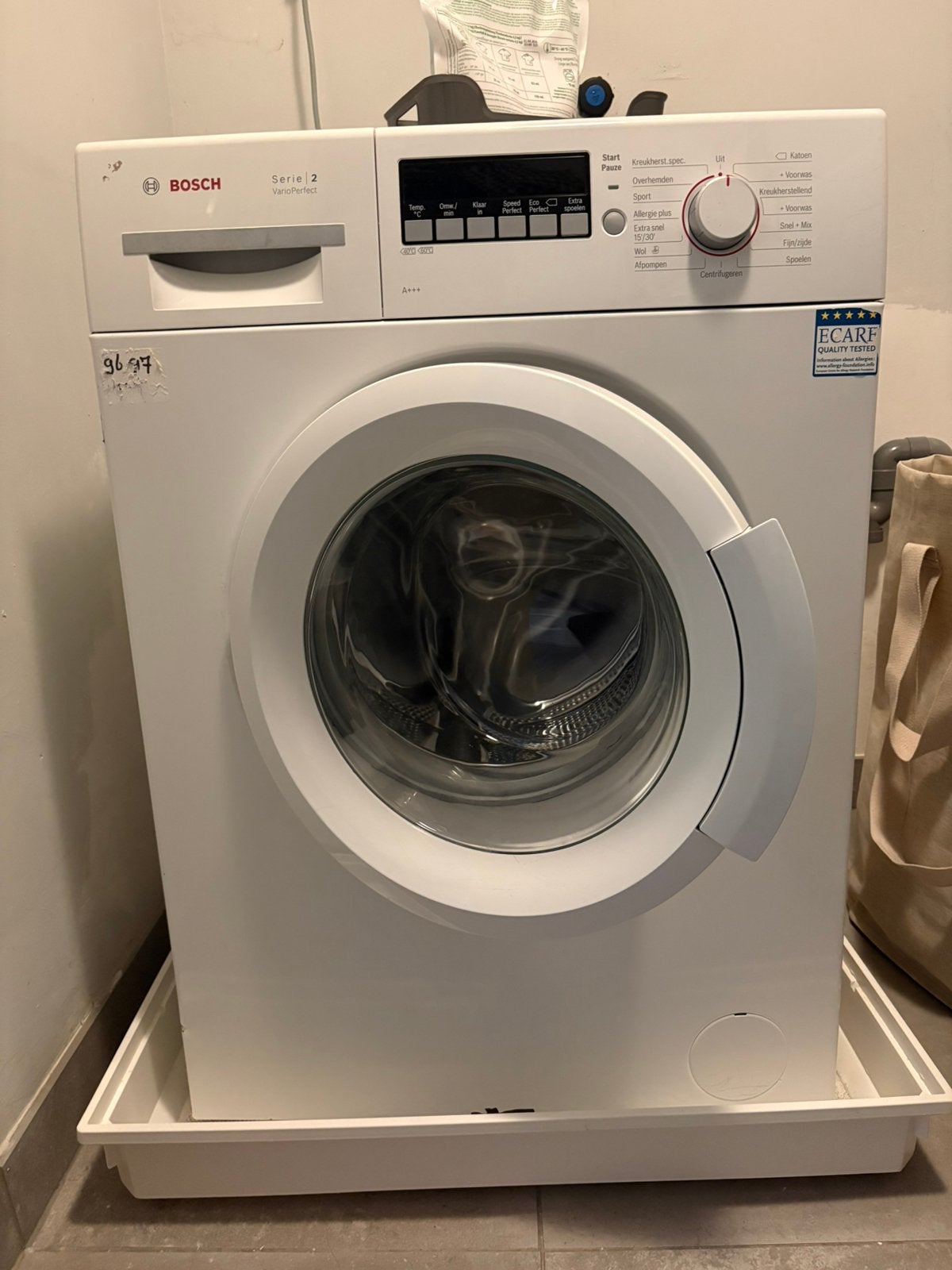 Bosch wasmachine - goed onderhouden, Witgoed en Apparatuur, Wasmachines, Zo goed als nieuw, 6 tot 8 kg, 85 tot 90 cm, 1200 tot 1600 toeren