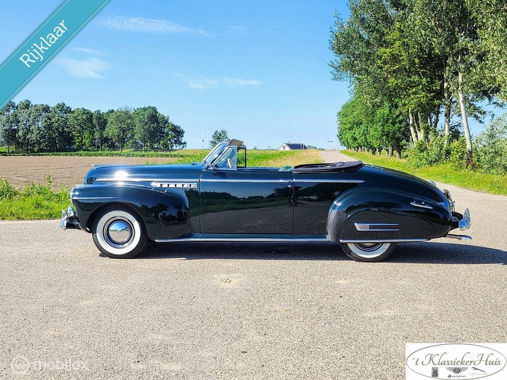 Buick Eight Roadmaster cabriolet, Auto's, Oldtimers, Achterwielaandrijving, Cabriolet, Leder, Handgeschakeld