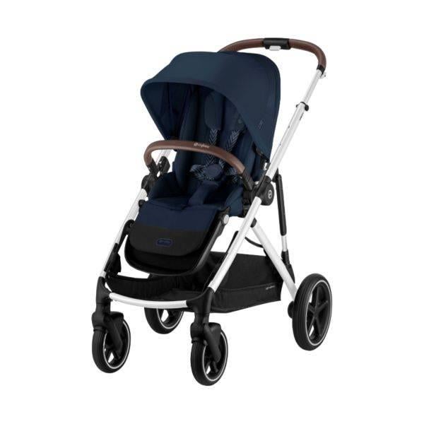 Cybex Wandelwagen Gazelle S SLV Ocean Blue - Navy Blue, Ophalen, Gebruikt, Overige merken, Verstelbare duwstang