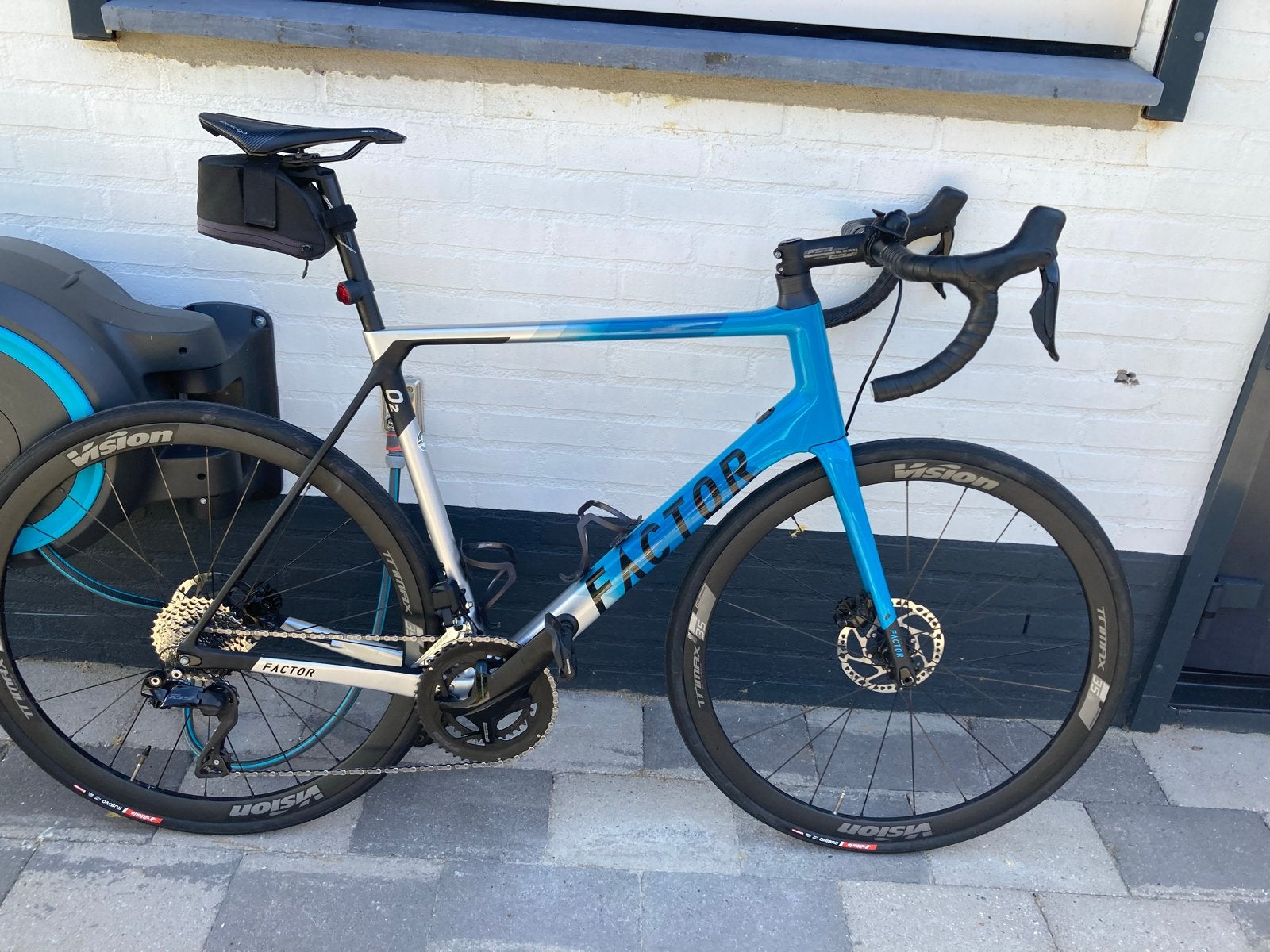 Factor O2 racefiets met Shimano 105 en Vision wielen, Overige merken, Carbon, Heren, Ophalen of Verzenden
