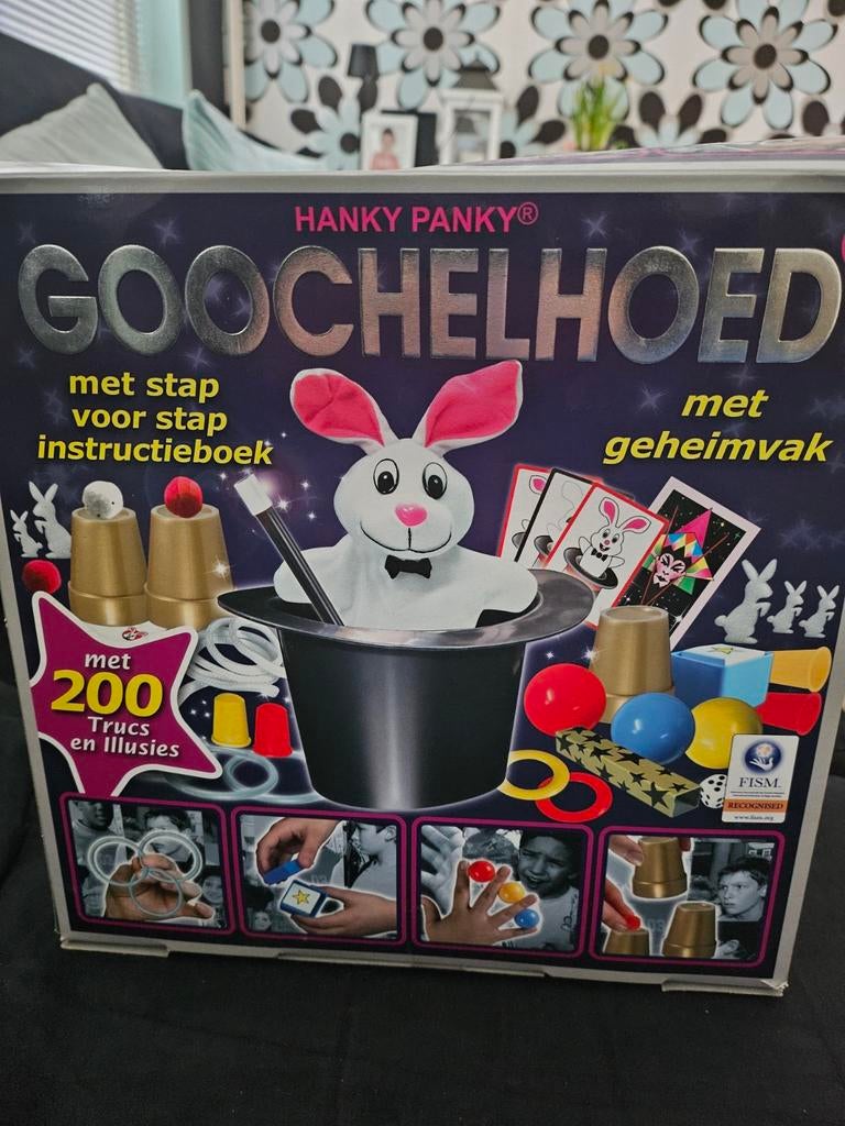 Hanky Panky Goochelhoed met 200 trucs - Zo goed als nieuw, Ophalen
