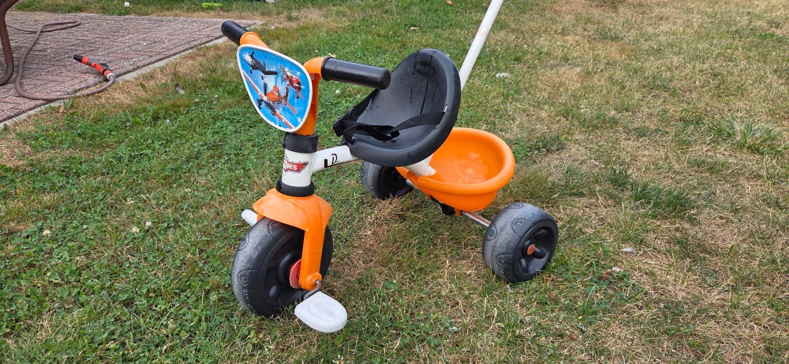 Smoby driewieler met duwstang., Ophalen, Gebruikt, Overige typen