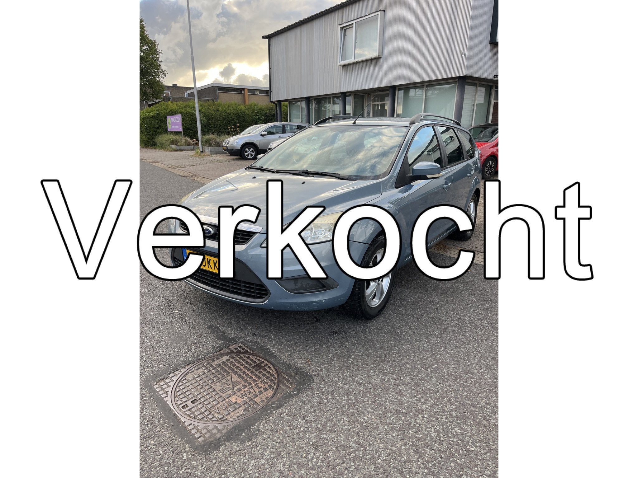 Ford FOCUS Wagon 1.8 Trend Flexi Fuel Airco Nette en goed ri, Gebruikt, 4 cilinders, Blauw, Overige brandstoffen