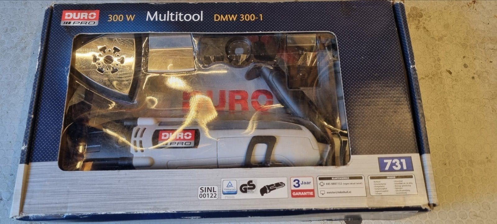 Duro Pro Multitool DMW 300-1 - Nieuw in doos, Doe-het-zelf en Verbouw, Ophalen, Nieuw