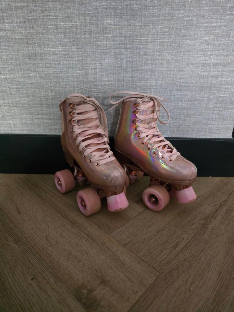 Story Glacier Side-by-Side Rolschaatsen - Shiny Gold, Ophalen