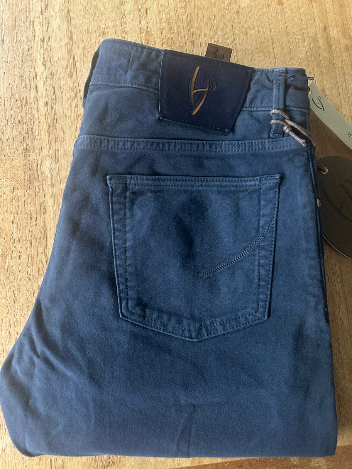 Handpicked Rimini Heren Broek - Maat 34 - Nieuw, Ophalen of Verzenden, Nieuw, Overige maten, Blauw