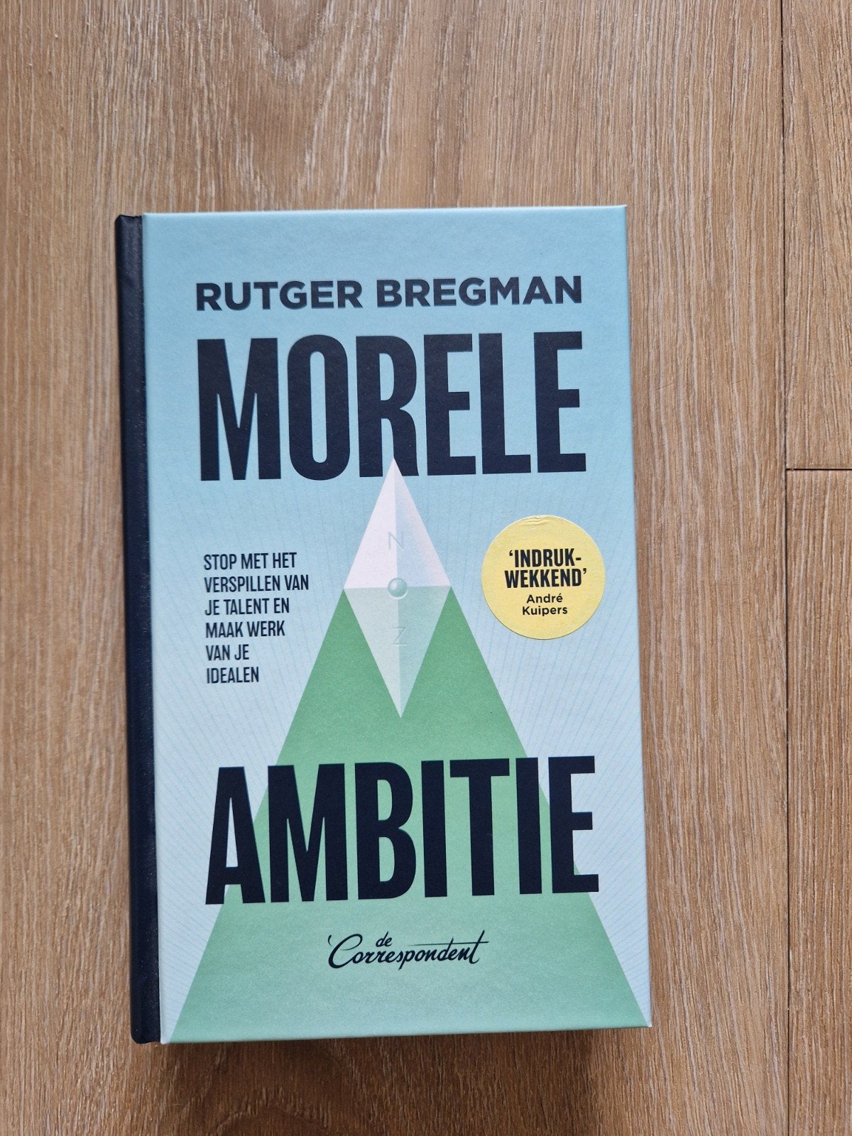 Rutger Bregman - Morele ambitie, Boeken, Overige Boeken, Ophalen of Verzenden, Zo goed als nieuw, Rutger Bregman