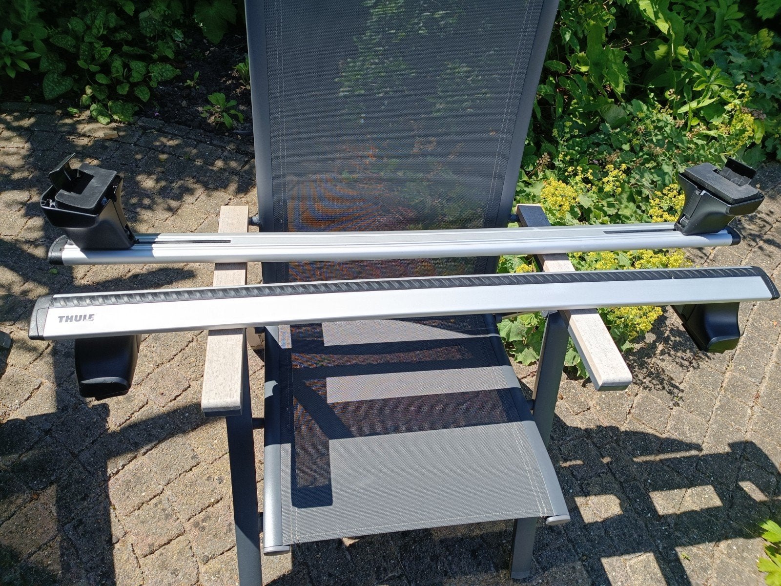 Thule wingbar dakdragers, Ophalen