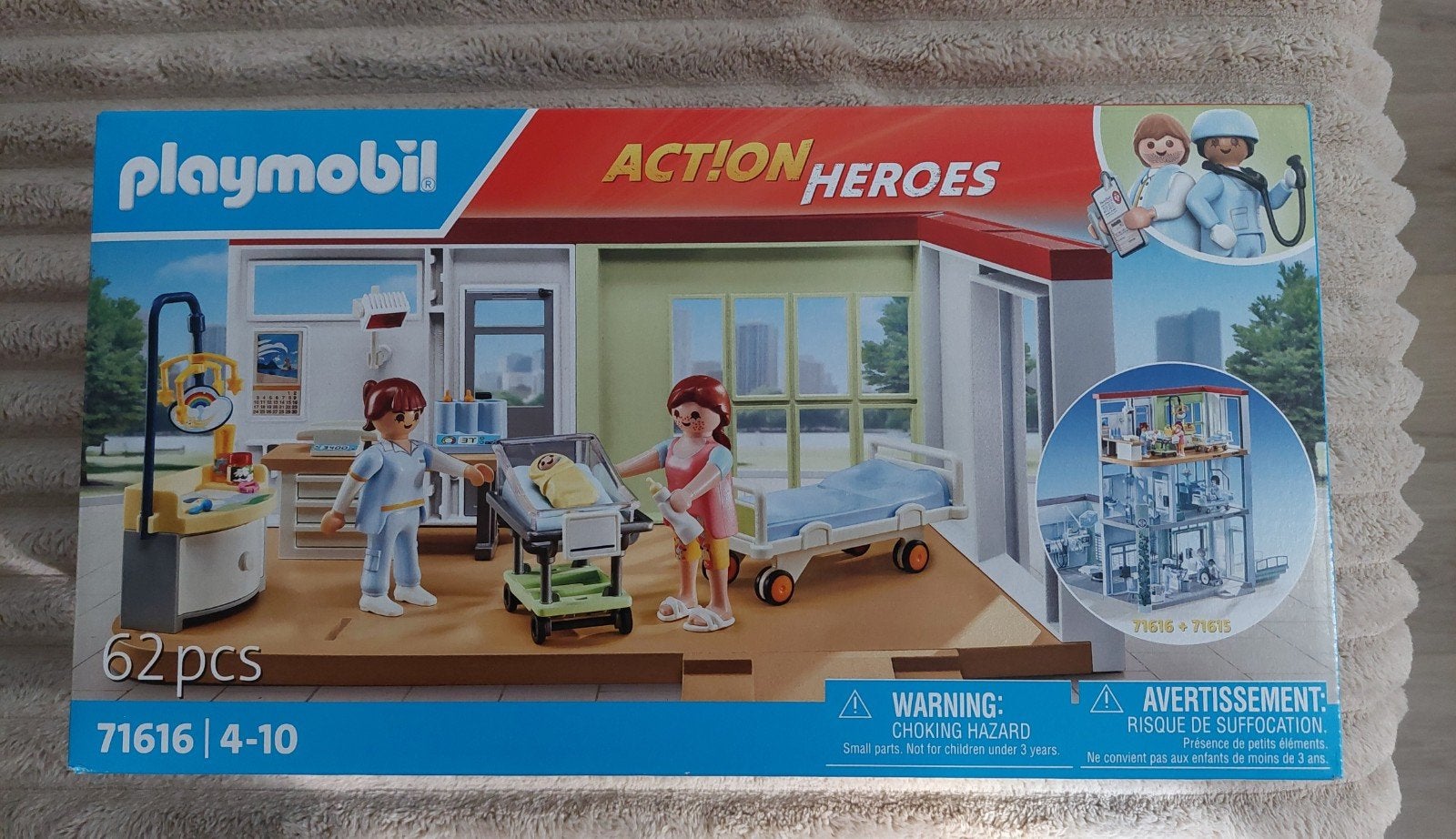 Playmobil pakket met veel medische componenten, Kinderen en Baby's, Ophalen, Zo goed als nieuw, Complete set