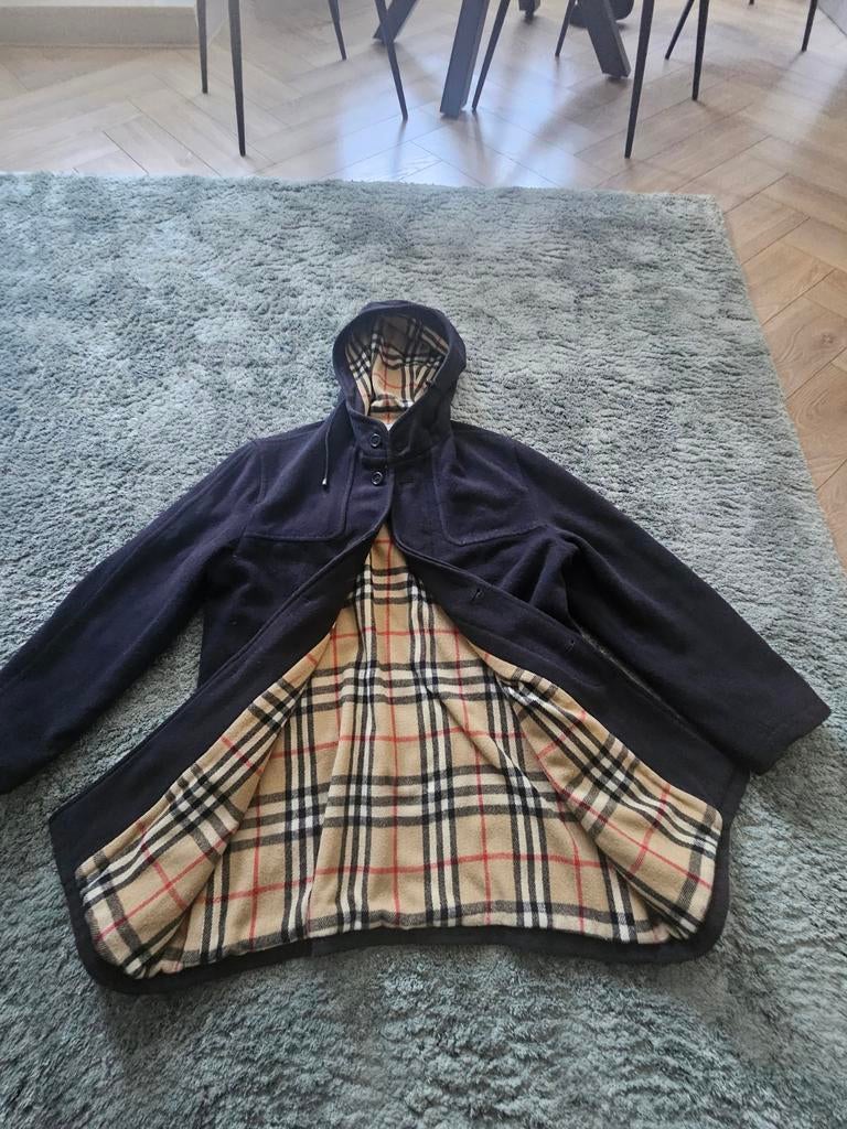 Burberrys jas met Nova Check voering, Kleding | Dames, Jassen | Winter, Maat 38/40 (M), Burberrys, Blauw, Ophalen of Verzenden