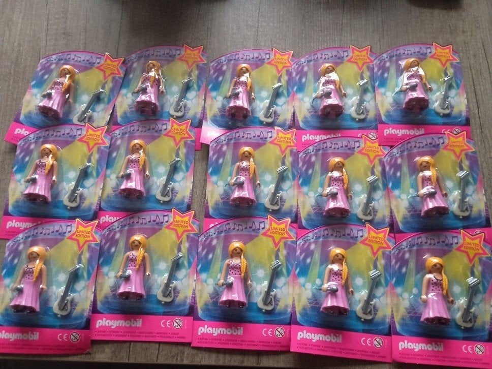 15x Playmobil zangeres Limited Edition nieuw, Verzenden, Nieuw
