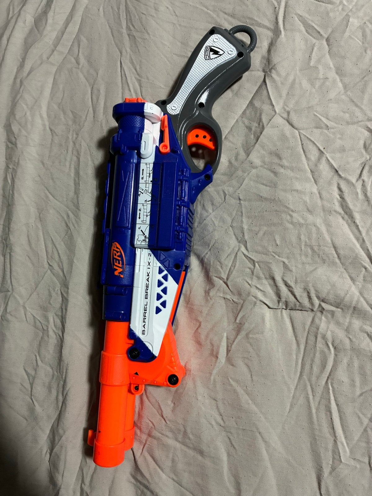 Nerf Shotgun Barrel Break IX-2 Speelgoedblaster, Ophalen, Gebruikt