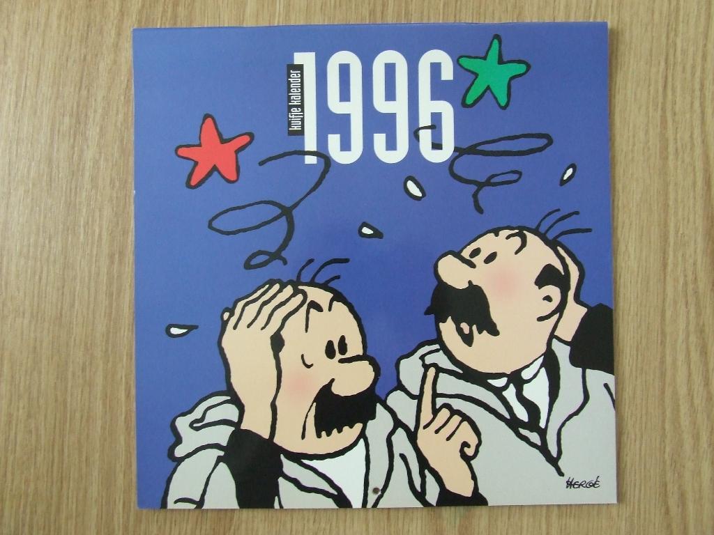 Kuifje – kalender 1996, Ophalen of Verzenden, Kuifje, Zo goed als nieuw, Plaatje, Poster of Sticker