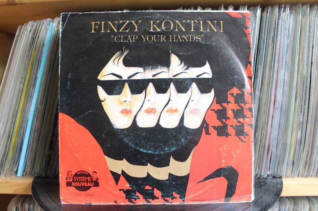 7" Single Finzy Kontini - Clap Your Hands + Instrumental Ver, Gebruikt, 7 inch, Ophalen of Verzenden, Pop