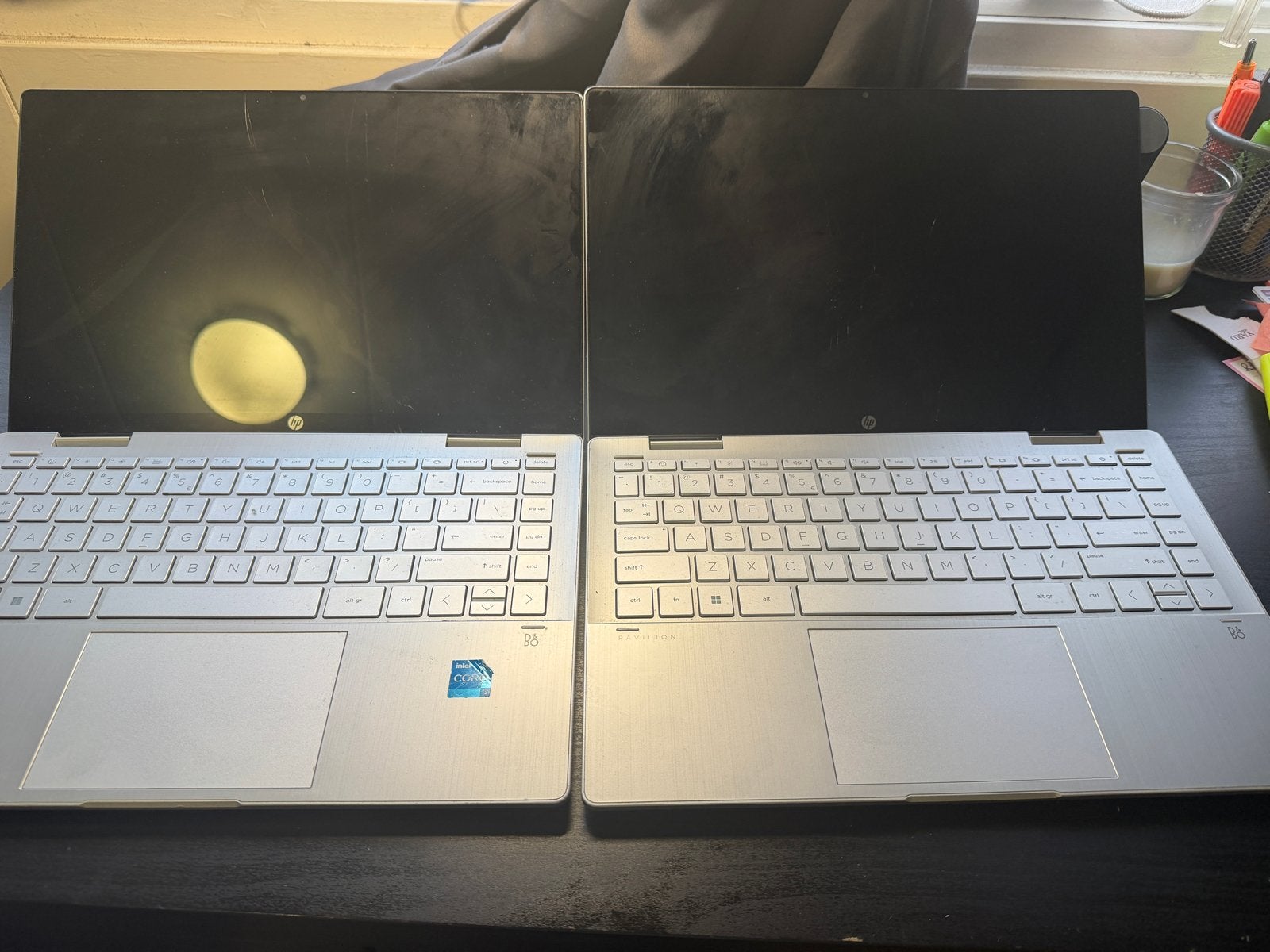 2x HP Pavilion laptops (licht gebarste schermen), Computers en Software, 8 GB, Ophalen of Verzenden, Niet werkend, 14 inch