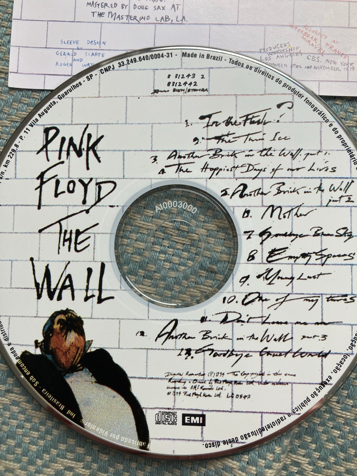 Pink Floyd - The Wall CD (Braziliaanse uitgave), Rock, Ophalen of Verzenden, Zo goed als nieuw, Inclusief doosje