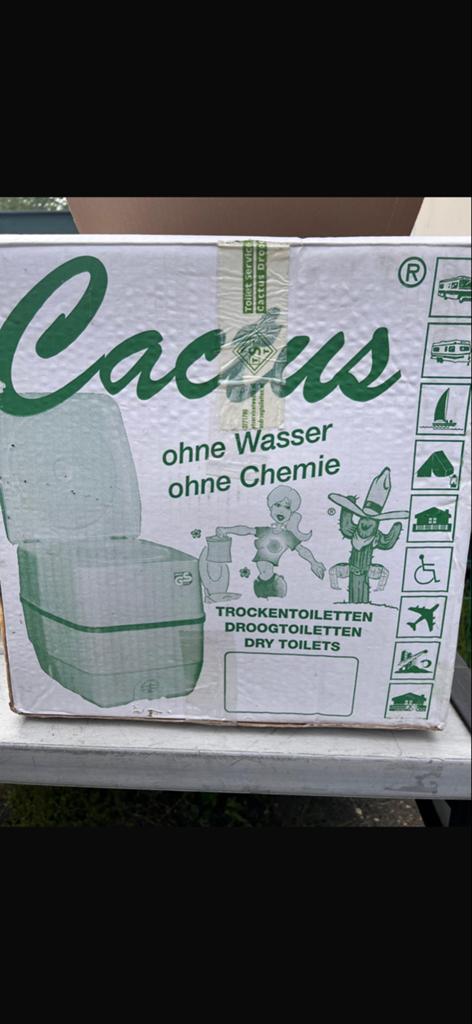 Cactus Droogtoilet - Nieuw in doos, Caravans en Kamperen, Ophalen, Nieuw