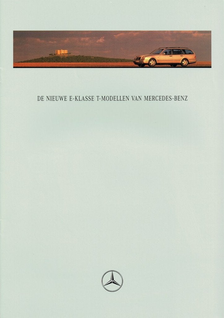 Folder Mercedes-Benz E-klasse T-modellen (1996), Verzenden, Gelezen, Mercedes