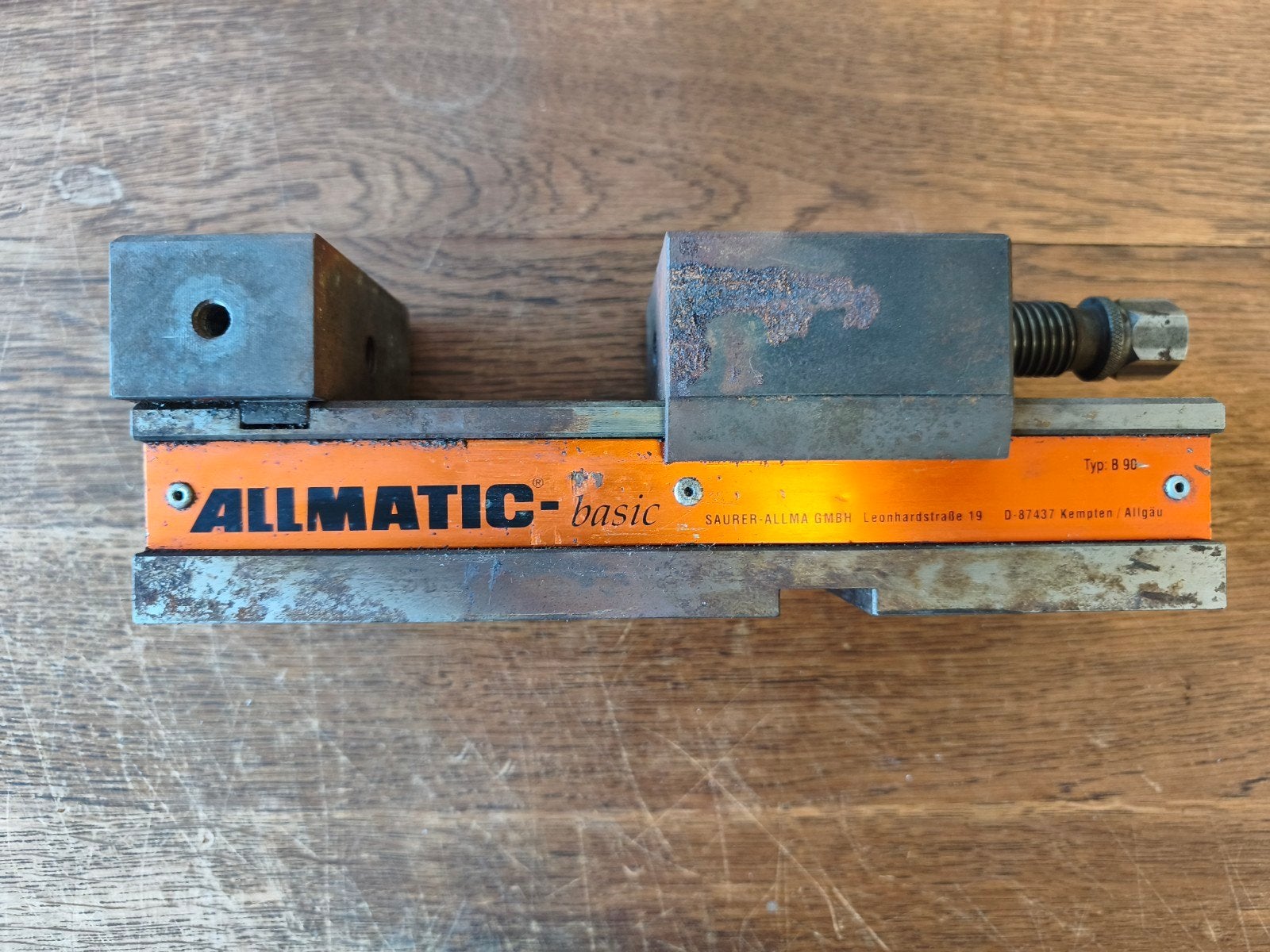 ALLMATIC basic B90 machineklem 90mm, Doe-het-zelf en Verbouw, Ophalen of Verzenden, Gebruikt