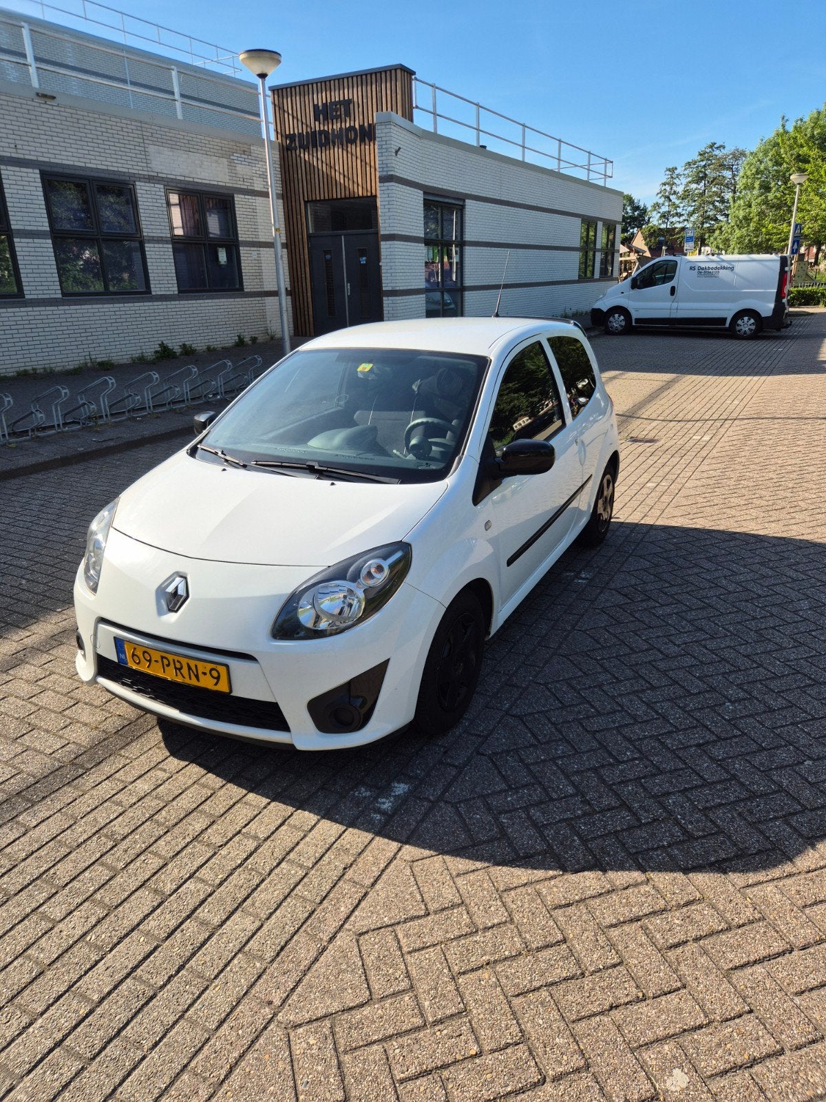 Renault Twingo 1.2 16V 2011 Wit, Auto's, 74 pk, Zwart, 4 cilinders, 4 stoelen