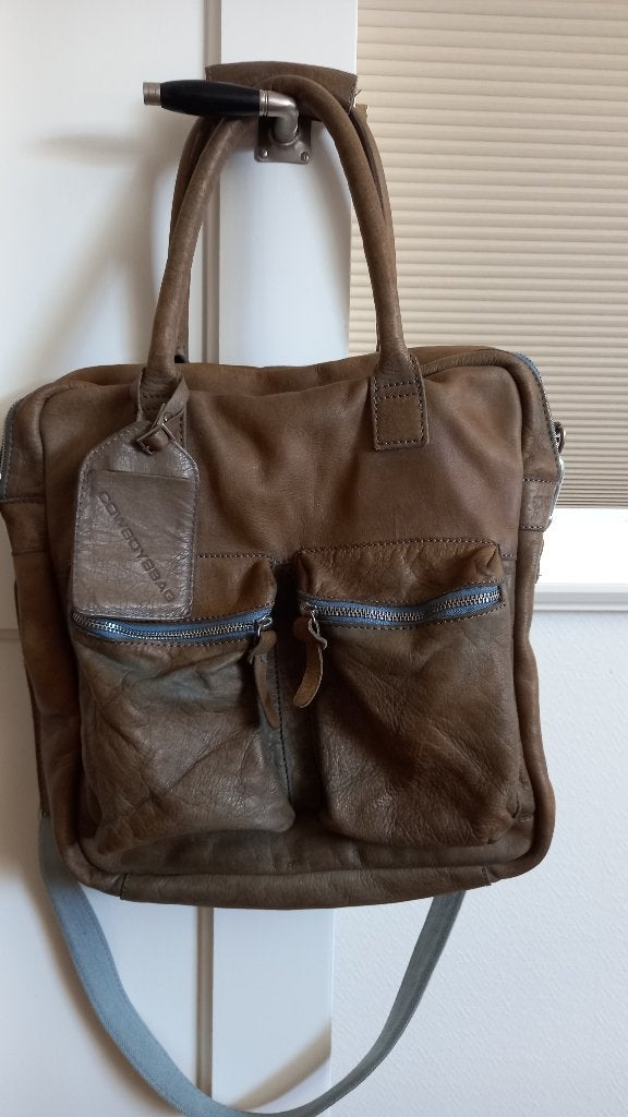 Grote cowboysbag tas, Ophalen of Verzenden, Gebruikt, Overige kleuren, Handtas