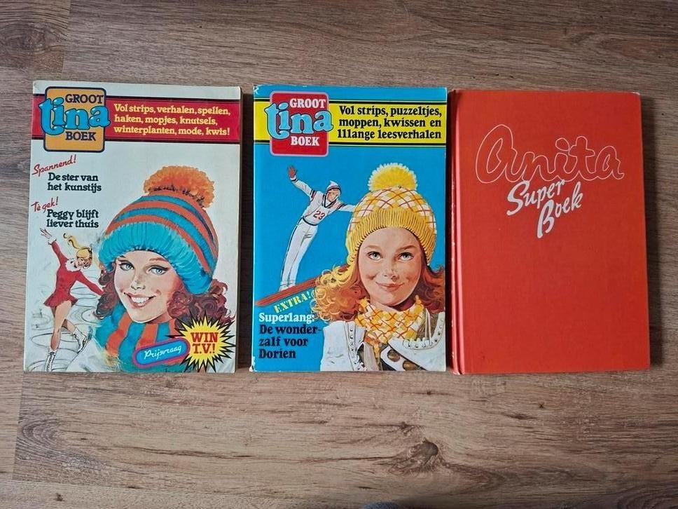 Tina  Groot Tina boeken en Anita Superboek, Boeken, Meerdere stripboeken, Ophalen of Verzenden, Gelezen