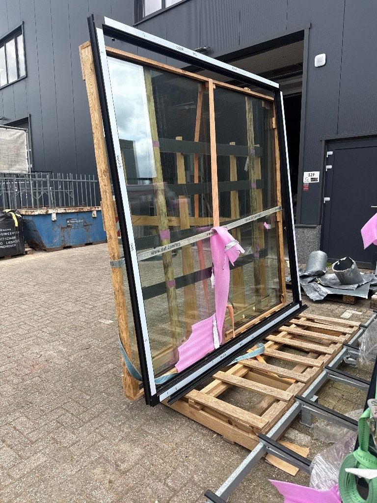Aluminium raamkozijn incl hr+++, Ophalen, Inclusief glas, 225 cm of meer, Raamkozijn