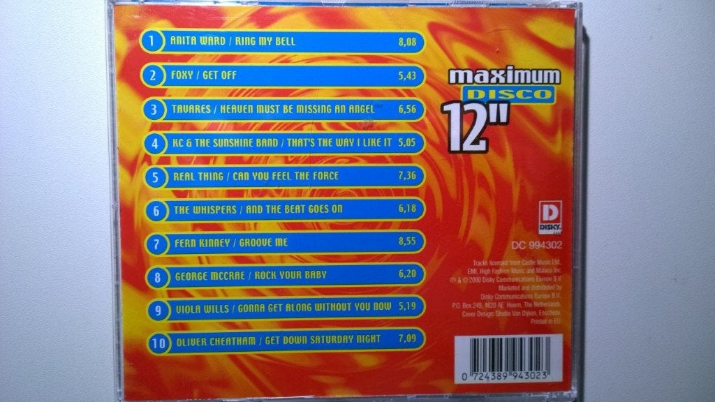Maximum Disco 12 Inch, Ophalen of Verzenden, Zo goed als nieuw, Pop, Album