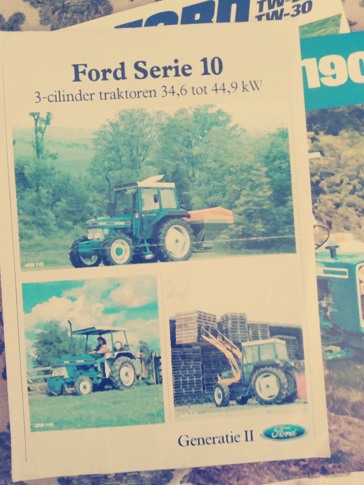 Ford tractor folder, Ophalen of Verzenden, Ford