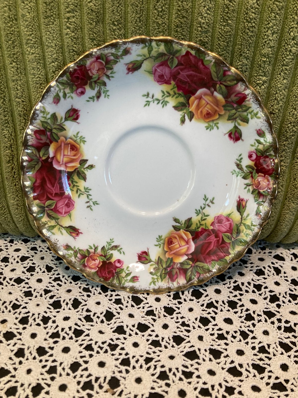 Schoteltje Royal Albert Old Country Roses (300326), Ophalen of Verzenden, Gebruikt, Porselein, Overige stijlen